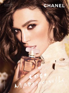 Keira Knightley is Eating This Perfume Bottle